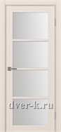 Межкомнатная дверь Оптима Порте Турин 540.2222 в экошпоне ясень перламутровый со стеклом Мателюкс