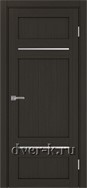 Межкомнатная дверь Оптима Порте Турин 532.12121 в экошпоне венге со стеклом Мателюкс